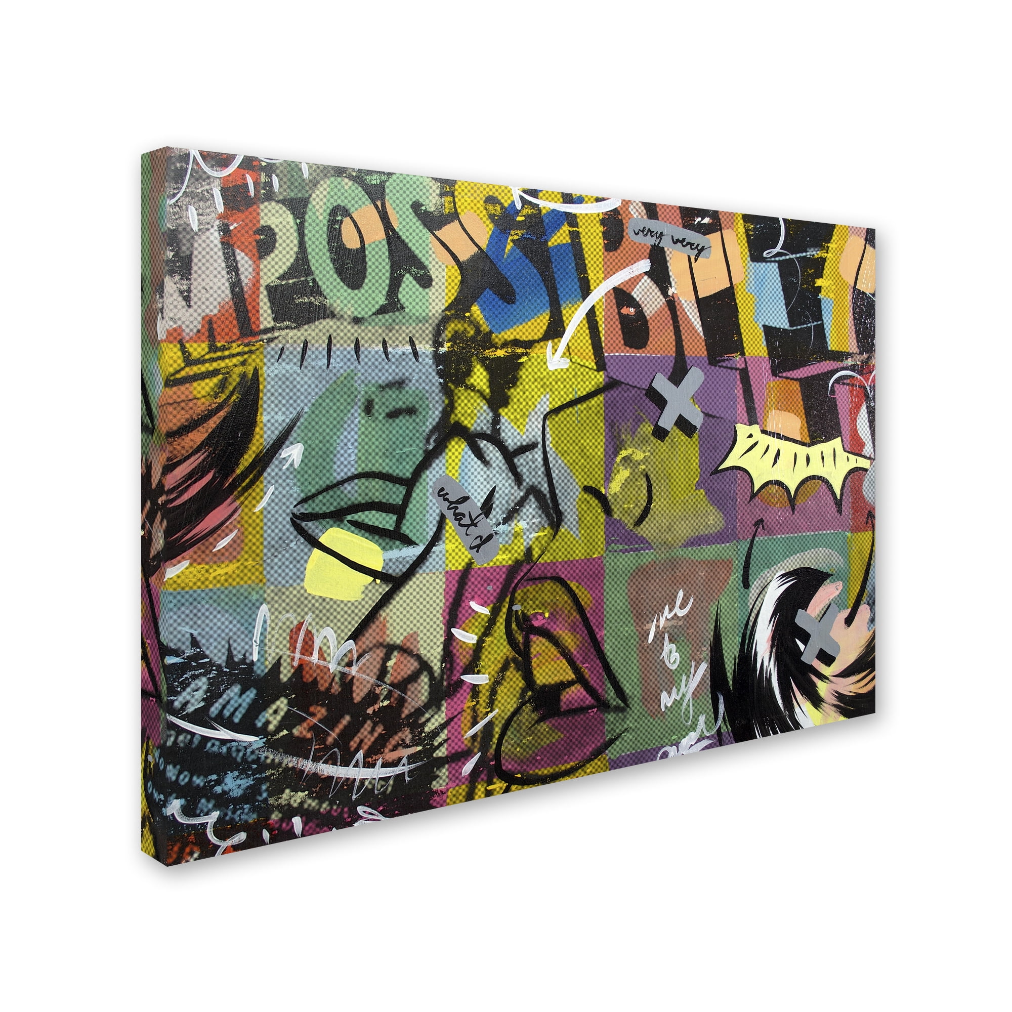 Dan Monteavaro 'IMPOSSIBLE' Canvas Art