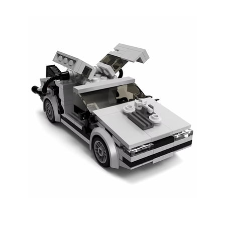 Technical Car Back to The Future SWAT Truck MOC Supercar Model Building Block Bricks Toys for Children Christmas Boy Gifts