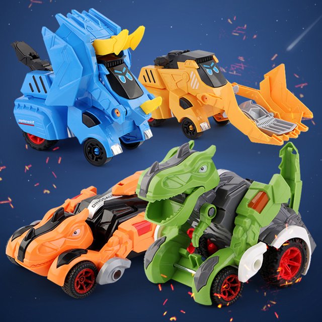 Gwong Juguete Deformación coche simulado forma anti-desvanecimiento interesante dinosaurio transformando el juguete de coche para niños Gwong 30012174