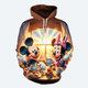 thumbnail image 3 of Nueva sudadera con capucha de dibujos animados para hombre, sudadera con estampado 3D de Disney Mickey Mouse, suéter de estilo informal de calle a la moda, sudadera con capucha para hombre, 3 of 5