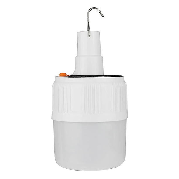 1PC Solar Charging Light Bulb Movable Night Market Lights LED Stall Hook Lamp Portable LED Camping Light Household Power Failure Emergency Lamp for Ou