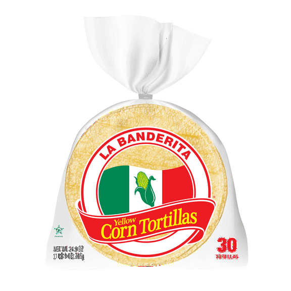 La Banderita Yellow Corn Tortilla 30 Count