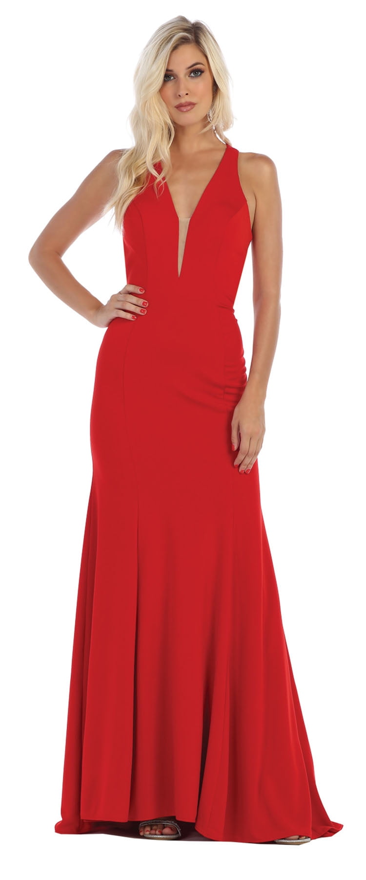 SIMPLE PROM EVENING GOWN