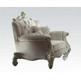 thumbnail image 5 of Homeroots 374238 70 x 43 in. x 48 in. Polyurethane Loveseat with 3 Pillows, Bone, 5 of 11