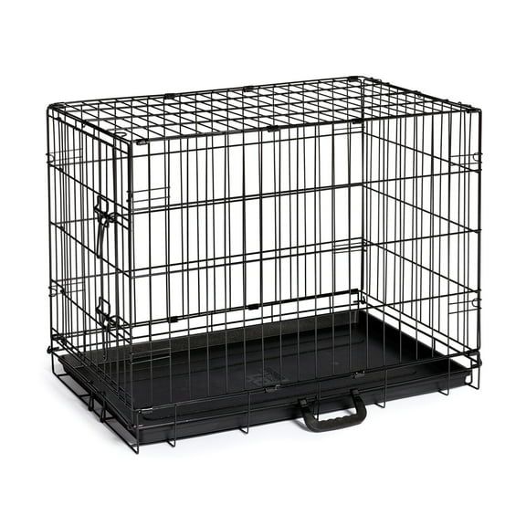 Prevue Pet Products Folding Dog Crate, Black, Small, 30.50"L x 30.50"W x 23"H