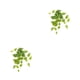 thumbnail image 4 of Hojas Falsas Plantas Colgantes Artificiales Verde Bearachild Tipo 1 NO1, 4 of 6