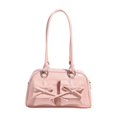 thumbnail image 2 of Bolso de Hombro de Piel Sintética Salvador Tipo Hobo Rosa, 2 of 9