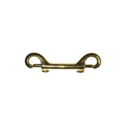 Baron 163B Double Ended Bolt Snap 7/16 D X 4-3/4 L Polished Bronze 80 lb Polished