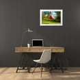 thumbnail image 3 of Bolokofsky, Ronald 24x17 White Modern Wood Framed Museum Art Print Titled - Red Barn, 3 of 4