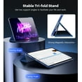 thumbnail image 3 of TiMOVO for iPad Air 13 Inch Case M2 2024, Slim Stand Cover for iPad Air 13-inch, Support Touch ID, Auto Wake/Sleep Smart Shell with Translucent Back, iPad Air 13 Case - Navy Blue, 3 of 7
