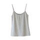 thumbnail image 2 of Camisón de manga corta para mujer, de algodón, con cuello redondo, acolchado en el pecho, fino, sin mangas, para exteriores, 2 of 5