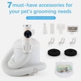 thumbnail image 7 of COZIWOW Pet Hair Dryer 1600W Smart  Blower Pet Grooming Hair Care Drying Blower with 4 Multi-functional Nozzles White and Yellow, 7 of 7