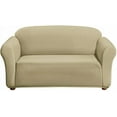 thumbnail image 5 of Milan Furniture Slipcover Fitted Protector Couch Cover Jacquard Soft Stretch Non Slip Fabric, Sofa, Sand, 5 of 6