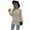 Beige, variant on Cuteduck Long Sleeve T-Shirt for Women Loose Casual Pullovers Tops with Pockets