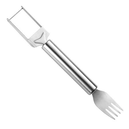 

atinetok Stainless Steel Cut Watermelon Cutter Multifunctional Watermelon Fork Cut Melon Splitter Cut Block Cut Melon Tool Fruit Fork for Home Garden Patio Tools Clearance Deals