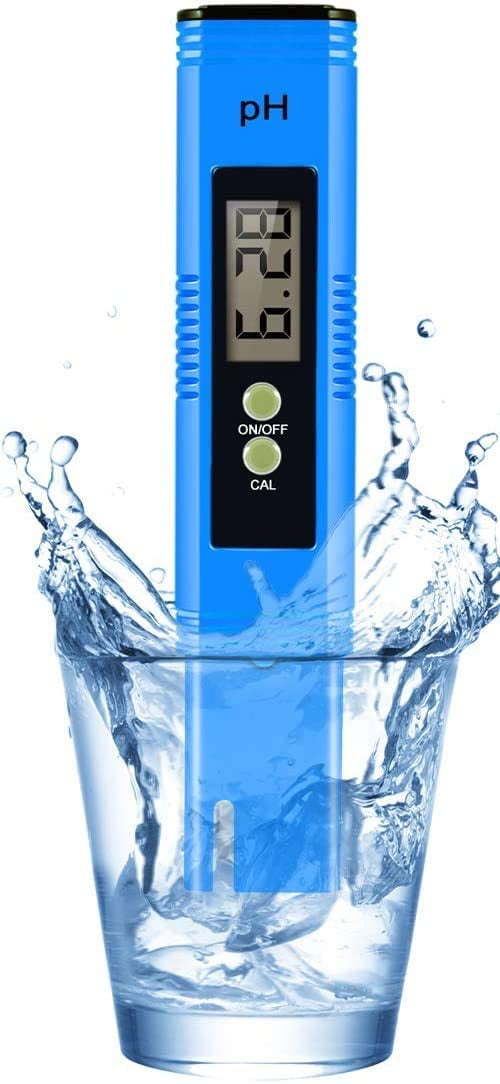 for Aquarium Indoor/Outdoor Use,3 pH Buffer Packets Calibration Digital PH Meter PH Tester ProfessionalHigh Accuracy Water Quality Tester with 0-14 PH Measurement Range Pool Drinking Water