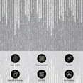 thumbnail image 3 of Area Rug 8x10 Washable Rug for Living Room Dining Room Bedroom Office Low Pile Soft Neutral Area Rugs Modern Stripes Farmhouse Floor Cover Grey Rug, 3 of 9