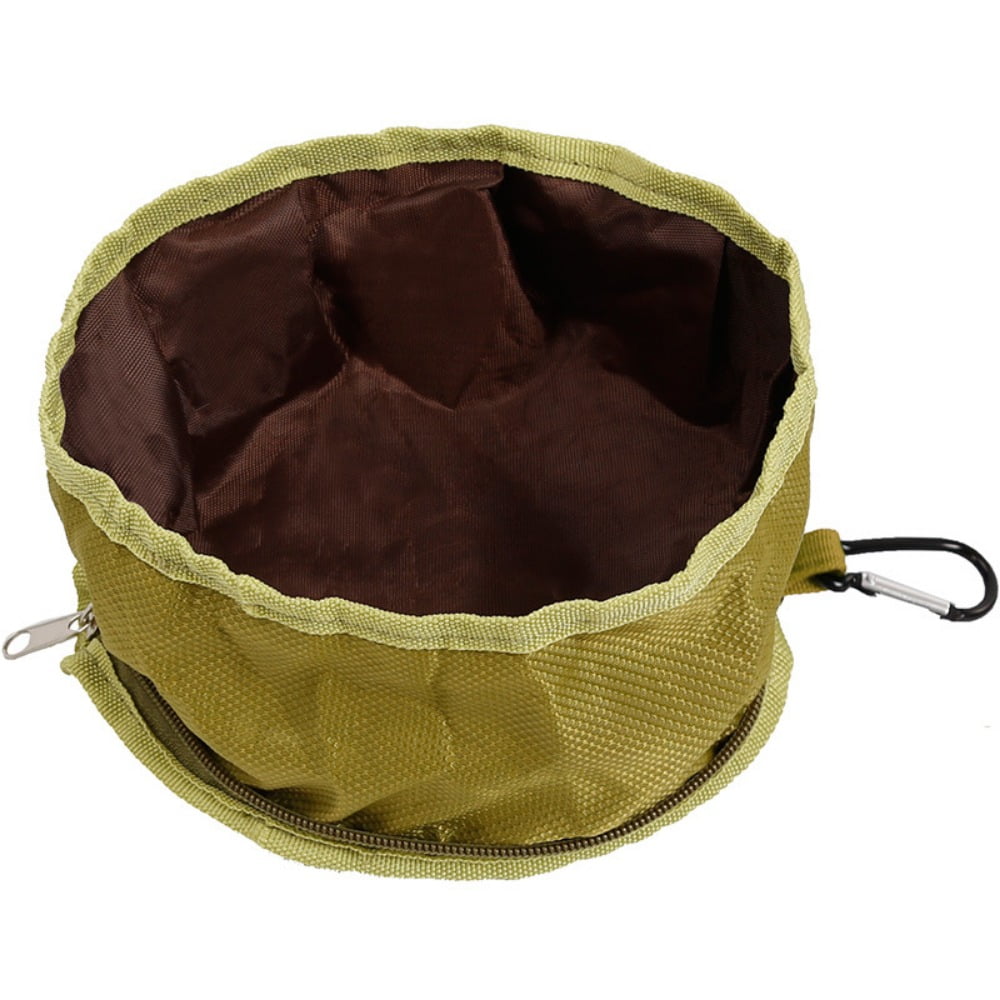 Outdoor Oxford Collapsible Waterproof Food Feeder Pet Bowl Folding Bowl