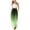 Green, variant on Bainana Girls Loose Fit Casual Pants Child Color Block Elastic Waist Wide Leg Trousers With Pockets Comfortable Soft Little Girls Seaside Beach Hawaii Long Pants Black Size 4-5 Years