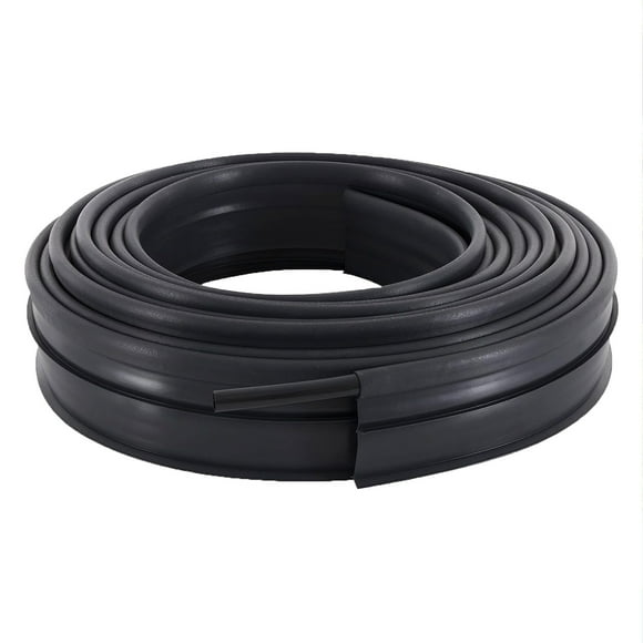 Suncast Professional Grade Dig In 60 Ft Resin Landscape Edging Roll, Black