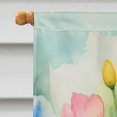 thumbnail image 6 of Freesias in Watercolor House Flag 28 in x 40 in, 6 of 7