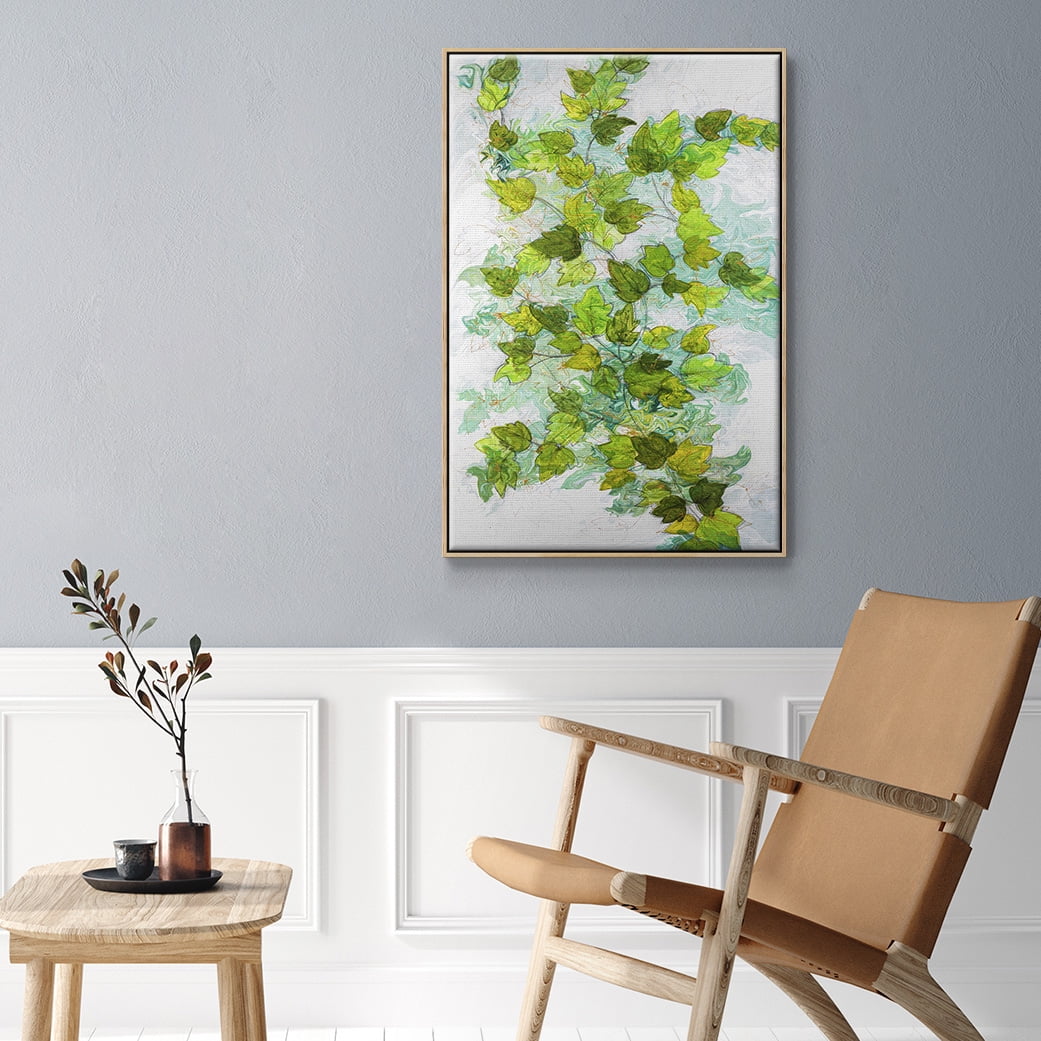 Ivy Framed Premium Gallery Wrapped Canvas - Ready to Hang
