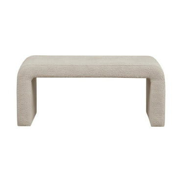 Newboti Furniture Boucle Waterfall Bench 14519