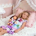 thumbnail image 2 of HYCLES Doll and Girl Matching Nightgown, Outfit Pajamas Night Dress for Girls and 18" Dolls Clothes, 2 of 7