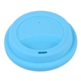 thumbnail image 2 of Tapa De Sellado De Alimentos Tapa de silicona para taza, reutilizable, antipolvo, a prueba de fugas, cubierta de aislamiento (azul claro) Wdftyju Libre de BPA, 2 of 6