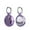 Purple, variant on AirTag Case with Keychain - Edge Protection TPU Cover | Scratch-Resistant Anti-Slip Design | Compatible with Apple AirTag Trackers for Bags, Backpacks, Keys & Pet Collars