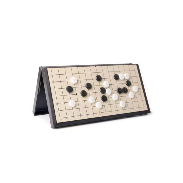 Bewildely Adultos profesional portátil plegable Go piezas de juego juego de fiesta niños Gobang juegos de práctica interactiva Juguetes Educativos Medio Bewildely FN011740-02