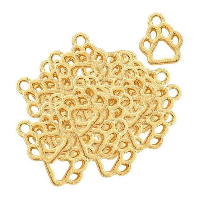 50x Colgantes de Dijes de Decoración Regalos de Cumpleaños Hechos a Mano Dijes de Cuentas Manualidades para Fabricación de Oro mayimx Colgante Encanto