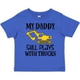 thumbnail image 3 of Inktastic Construction Daddy Still Plays With Trucks Boys or Girls Toddler T-Shirt, 3 of 5