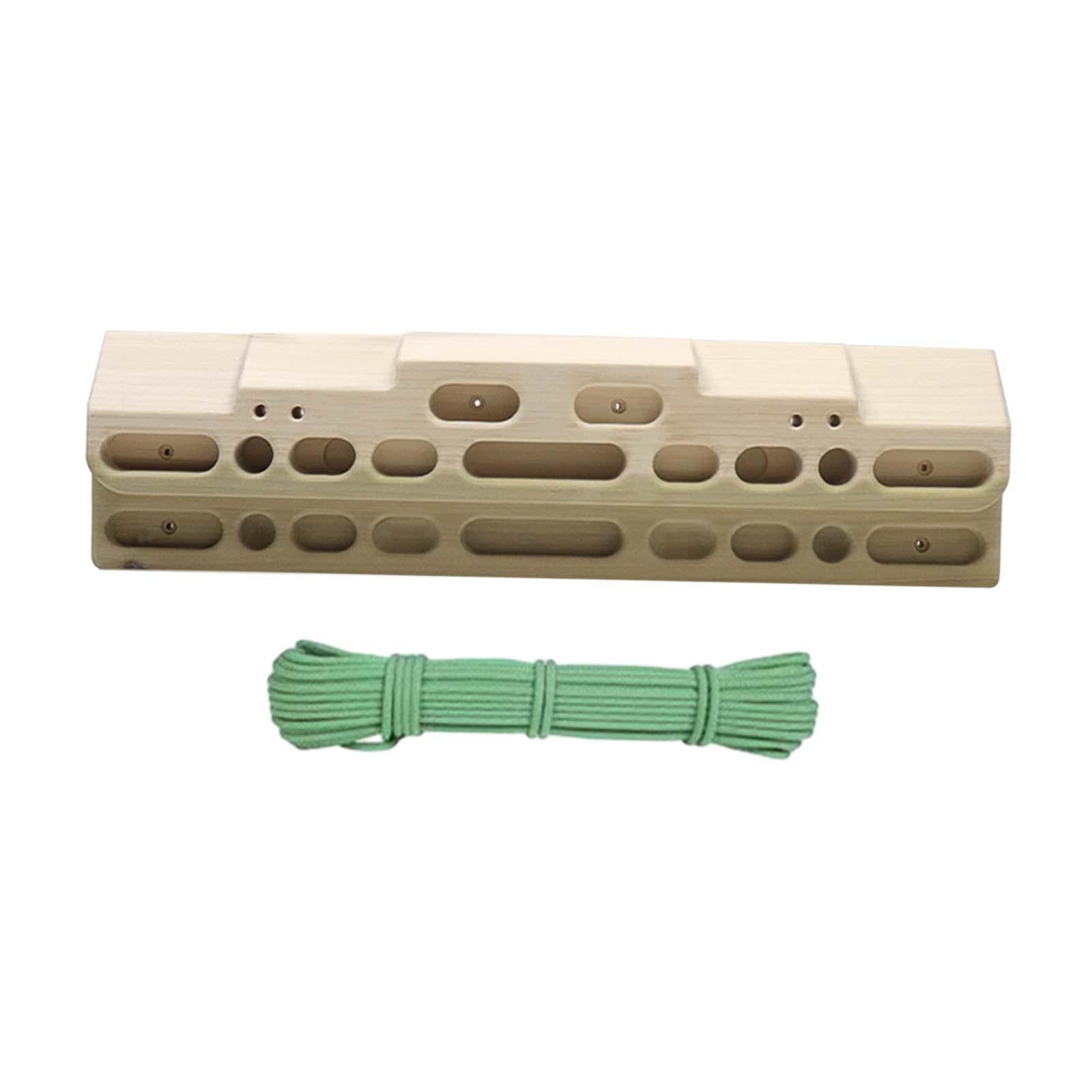 Climbing Hangboard Fingerboard Slopers Finger Holds with Boxwood Material for Indoor Outdoor Strength Training