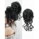thumbnail image 2 of Hair Bun, Wig ball head women's fashion big grip long beard messy curly hair Ring women's hair bun curly hair bag,for Daily Wear(Dirty gold), 2 of 4