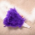 thumbnail image 5 of Kayannuo Christmas Decorations Christmas Wedding Showgirl Dance Elegant Large Feather Folding Hand Fan Decor Decal Purple Christmas Ornaments, 5 of 5