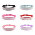 thumbnail image 3 of Collares para perros y mascotas, collares de cuero con taladro brillante, Collar ajustable para mascotas, suministros para mascotas, 6 colores, suministros para el cuidado de mascotas, collares Fairylove 748478809, 3 of 3