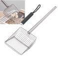 thumbnail image 1 of Pala De Acero Inoxidable Para Gatos, Largo, De Metal, Para Cajas De Mascotas Con Agarre Ergonómico Seguro, Ideal Para Tareas De Mantenimiento Regulares., 1 of 7