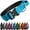 Blue, variant on TSPRO Premium Camo Dog Collar with USA Flag Patch Thick Dog Collar Adjustable Dog Collar Heavy Duty Quick-Release Metal Buckle Dog Collar for Small or Medium to Extra Large Dogs(Camo Blue-L)