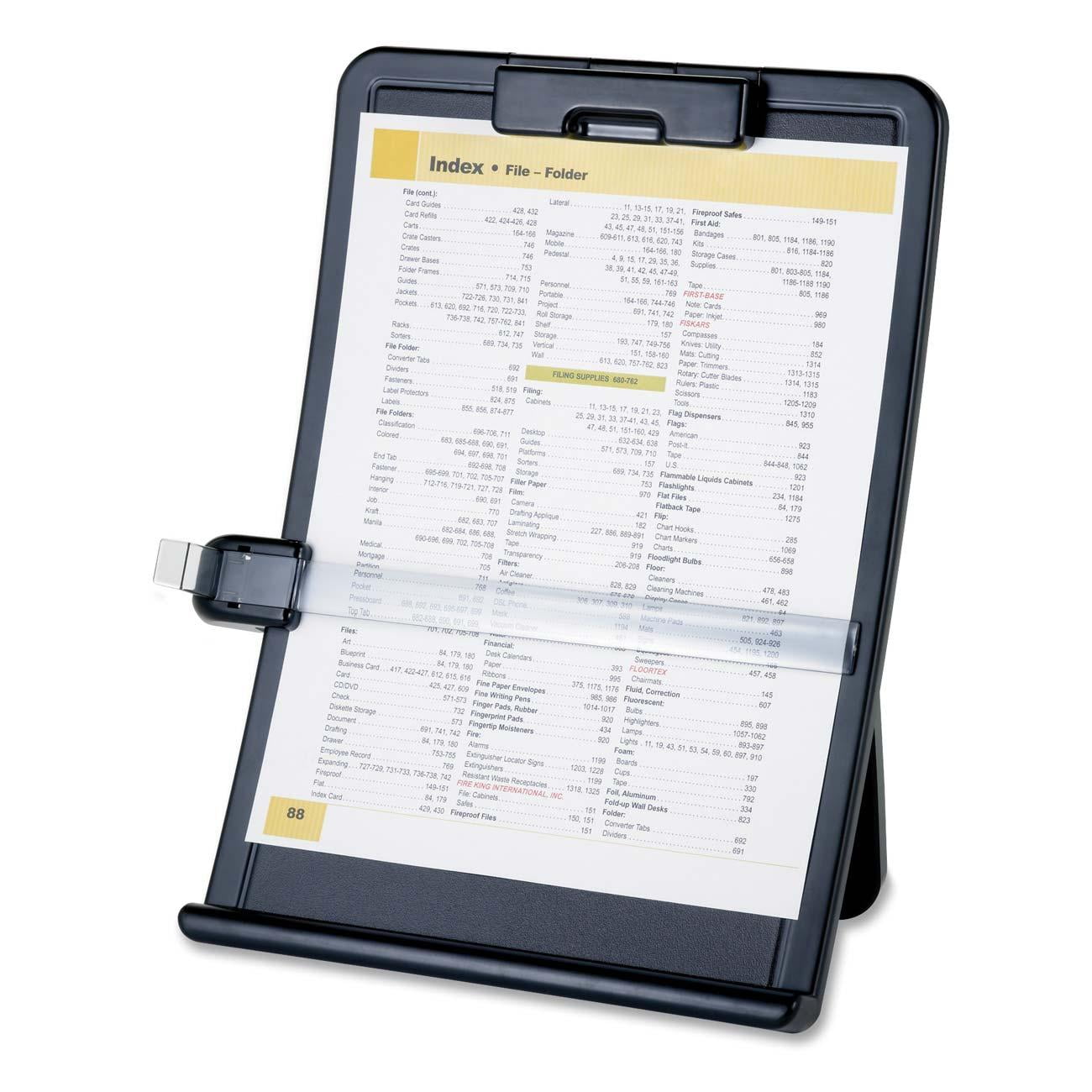 Copy Holder Easel Portable Document Holder Reading Stand Adjustable 