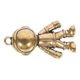thumbnail image 3 of Decor Charm with 1Pcs Three-Dimensional Astronaut Space Robot Key Chain Pendant, 3 of 5