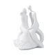 thumbnail image 3 of Estatua de pareja de amantes, escultura moderna, colección decorativa, adorno de escritorio para sentarse, 3 of 9