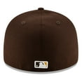 thumbnail image 4 of Men's New Era Brown San Diego Padres Authentic Collection On-Field Low Profile 59FIFTY Fitted Hat, 4 of 5