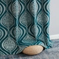 thumbnail image 5 of THD Sophia 100% Complete Blackout Privacy Energy Efficient Grommet Window Treatment Curtains - Pair, 5 of 7