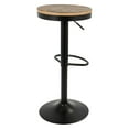 thumbnail image 4 of LumiSource Black Dakota Barstool - Set of 2, 4 of 9