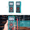 thumbnail image 3 of KKmoon PTM19A Portable Handheld True RMS Digital Multimeter with LCD Display, AC/DC Voltage, Resistance, and Current Testing, Backlight and Flashlight Features, Buzzer Alert (Batteries Not Included), 3 of 6
