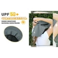 thumbnail image 5 of Solaris Outdoor Wide Brim Sun Hats with Neck Flap Blocking UV Protection Cap Unisex UPF 50+ Foldable Mesh Net for Fin, 5 of 8