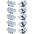 thumbnail image 1 of 10 Piezas Ruedas Rodillos para Puertas Correderas para Muebles De Ventana Silenciador Antióxido No Es Fácil De Usar para Gabinete Armario Ventana （Plata）, 1 of 5
