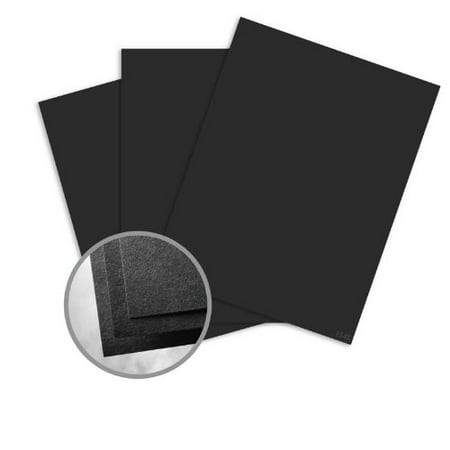 Astrobrights Eclipse Black Card Stock - 8 1/2 x 11 in 80 lb Cover Smooth 30% Recycled 250 per Package
