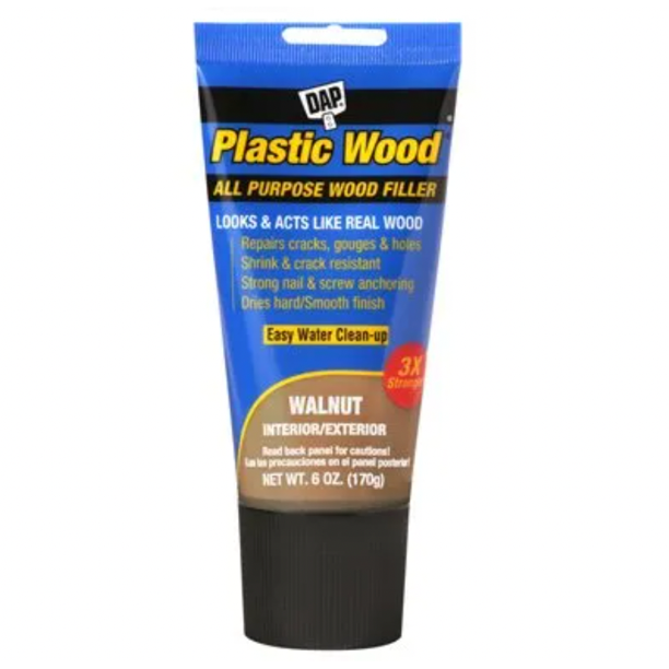 Dap Plastic Wood Latex Wood Filler Walnut 6oz. 9005